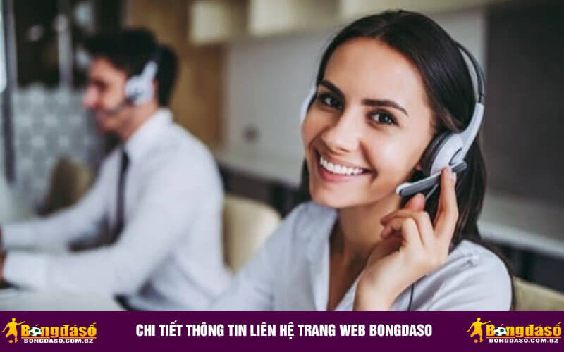 Chi tiết thông tin liên hệ trang web bongdaso